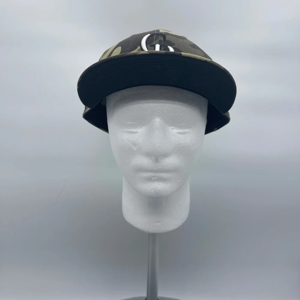 New Era 59FIFTY 7 7/8 Camo MLB Colorado Rockies Baseball Fitted Hat On-Field Cap